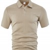 Men's Summer Thin Loose Breathable Casual Solid Color