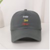 Men's Solid-color Embroidered Letter Baseball Cap Quick-drying Breathable With Ventilation Holes Lightweight Style Casual Sports Style Baseball Cap For Outdoor Hiking And Traveling