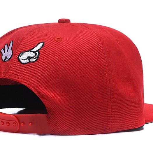 Street Dance Flat-Brimmed Hat Men Dkateboard Baseball Cap Masked Embroidery Hat
