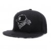 Street Dance Flat-Brimmed Hat Men Dkateboard Baseball Cap Masked Embroidery Hat