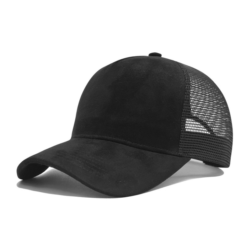 Solid-color Breathable Mesh Unisex Baseball Capversatile For All Seasons