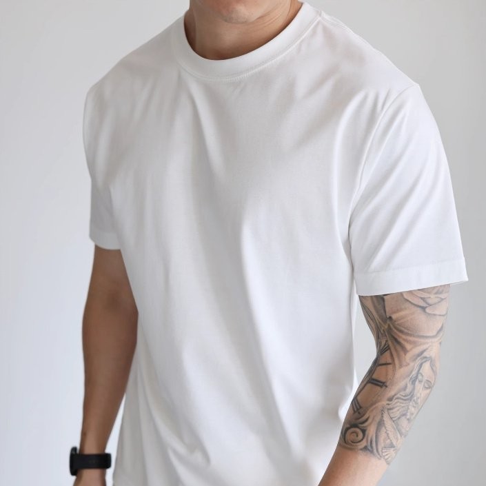 Men's Slim-fit Short Sleeve With Small Collar
