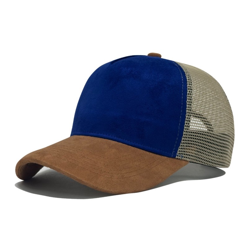 Solid-color Breathable Mesh Unisex Baseball Capversatile For All Seasons