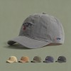 Men's Single-color Embroidered English Letters Quick-drying Lightweight Short-brim Casual Multi-purpose Style Baseball Cap For Couples, Suitable For Daily Outings And Dates.