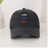 Men's Solid-color Embroidered Letter Baseball Cap Quick-drying Breathable With Ventilation Holes Lightweight Style Casual Sports Style Baseball Cap For Outdoor Hiking And Traveling