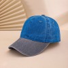 Multi-color Adjustable Round Cap With Distressed Washed Finish, Suitable For Casual Style Baseball Cap For Daily Commuting, Traveling And Photography.