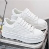 Trendy Platform White Shoes Casual Sports Men