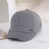 Men's Solid-color Sport Quick-drying Thin Style Versatile Sporty Short-brimmed Baseball Cap Suitable For Daily Commuting, Casual Outings And Outdoor Activities.