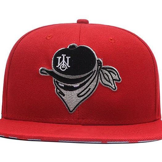 Street Dance Flat-Brimmed Hat Men Dkateboard Baseball Cap Masked Embroidery Hat