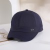 Men's Solid-color Sport Quick-drying Thin Style Versatile Sporty Short-brimmed Baseball Cap Suitable For Daily Commuting, Casual Outings And Outdoor Activities.