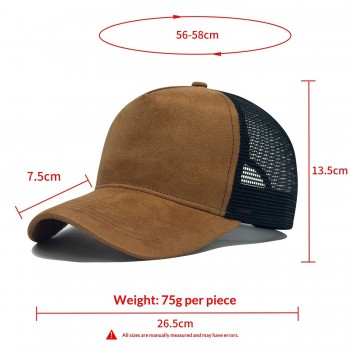 Solid-color Breathable Mesh Unisex Baseball Capversatile For All Seasons
