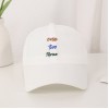 Men's Solid-color Embroidered Letter Baseball Cap Quick-drying Breathable With Ventilation Holes Lightweight Style Casual Sports Style Baseball Cap For Outdoor Hiking And Traveling