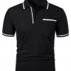 Men's Casual Lapel Short Sleeve T-shirt