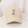 Men's Solid-color Embroidered Letter Baseball Cap Quick-drying Breathable With Ventilation Holes Lightweight Style Casual Sports Style Baseball Cap For Outdoor Hiking And Traveling