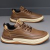Fashionable Versatile Breathable Casual Shoes With A Soft Sole Lace Up Design And Round Toe