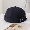 Single-color Quick-drying Lightweight Foldable Stylish And Cool Gentleman's Hat Without Brim, Suitable For Daily Shopping, Outdoor Commuting.