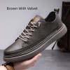 New Casual Sneakers For Men Work Waterproof Flat Shoes