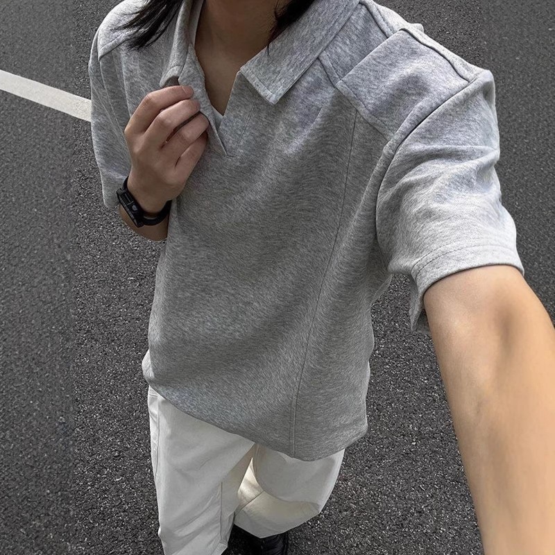 Men's Casual Retro Short-Sleeve Top
