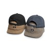 Men's Solid Color Round-top Sewn Label Letter Short Brim Casual Style Baseball Cap Suitable For Outdoor Outings, Mountain Climbing, Sun Protection, Daily Commuting.