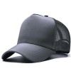 Trucker Hat Foam Mesh Baseball Cap Adjustable Snapback Solid Plain Men Hats Flat