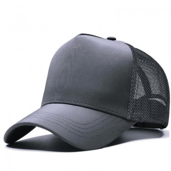 Trucker Hat Foam Mesh Baseball Cap Adjustable Snapback Solid Plain Men Hats Flat