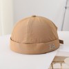 Single-color Quick-drying Lightweight Foldable Stylish And Cool Gentleman's Hat Without Brim, Suitable For Daily Shopping, Outdoor Commuting.