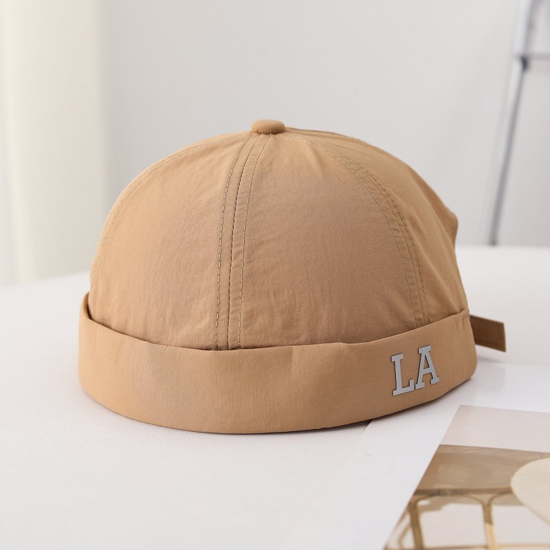 Single-color Quick-drying Lightweight Foldable Stylish And Cool Gentleman's Hat Without Brim, Suitable For Daily Shopping, Outdoor Commuting.