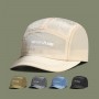 Men's STOP Letter-check Pattern Quick-drying Lightweight Casual Sports Style Baseball Cap For Daily Commuting, Mountain Climbing And Fishing.
