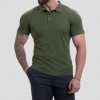 Men's Lapel Collar Casual All-Match Breathable Short-Sleeve