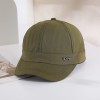 Men's Solid-color Sport Quick-drying Thin Style Versatile Sporty Short-brimmed Baseball Cap Suitable For Daily Commuting, Casual Outings And Outdoor Activities.