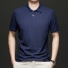 Men's Fashion Lapel Collar Simple Casual T-Shirt