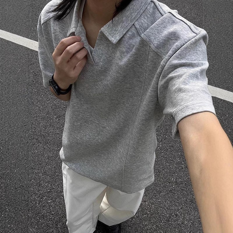 Men's Casual Retro Short-Sleeve Top