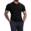 Men's Lapel Collar Casual All-Match Breathable Short-Sleeve