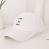 Men's Solid-color Embroidered Letter Baseball Cap Quick-drying Breathable With Ventilation Holes Lightweight Style Casual Sports Style Baseball Cap For Outdoor Hiking And Traveling
